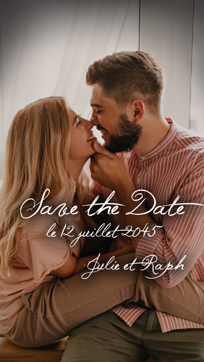 Save the Date fixe Classique – Image 2