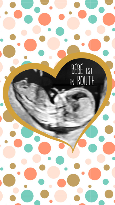 Carte à gratter annonce grossesse échographie – Image 3