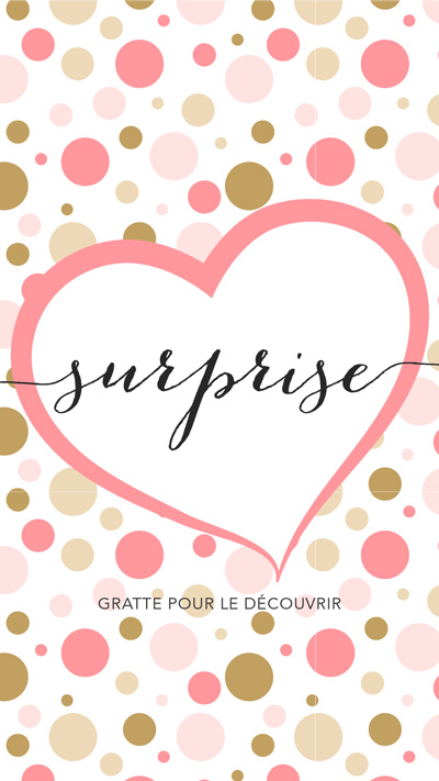 Carte à gratter annonce Surprise marraine – Image 3