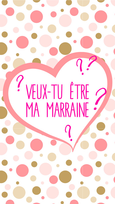 Carte à gratter annonce Surprise marraine – Image 2