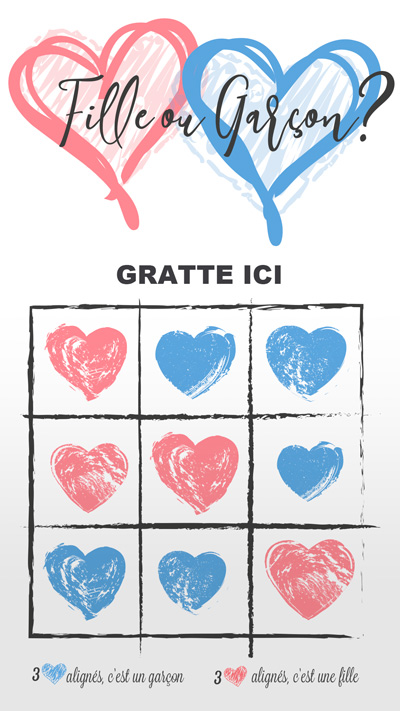 Carte à gratter annonce sexe de bébé Morpion – Image 3