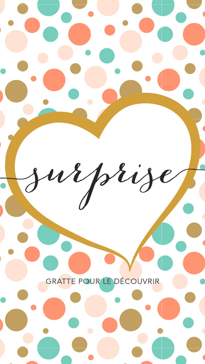 Carte à gratter annonce sexe de bébé Surprise – Image 2