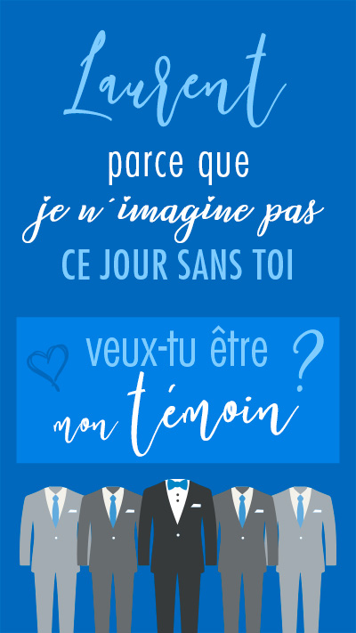 Carte à gratter annonce témoin Costume – Image 4