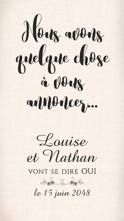 Carte à gratter save the date Message – Image 3