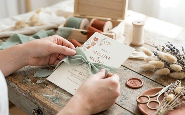 Faire-part mariage bohème DIY : 7 idées élégantes à réaliser soi-même