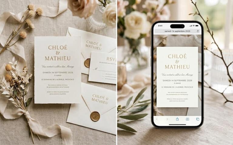 Faire-part digital ou papier: comment choisir selon votre timing, budget et cible